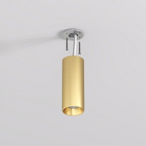DK2615-SB Накладной светильник SHINE TUBE со светодиодом, D45*H115, IP20, 3000К, 7W, RA?90, сатинированная латунь, алюминий в Кургане - kurgan.ok-mebel.com | фото 3