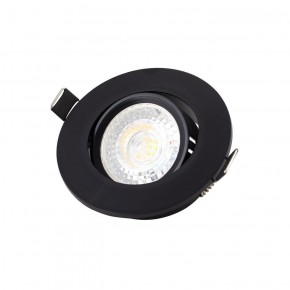 DK3020-BK Встраиваемый светильник, IP 20, 10 Вт, GU5.3, LED, черный, пластик в Кургане - kurgan.ok-mebel.com | фото