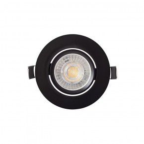 DK3020-BK Встраиваемый светильник, IP 20, 10 Вт, GU5.3, LED, черный, пластик в Кургане - kurgan.ok-mebel.com | фото 3