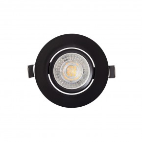 DK3020-BK Встраиваемый светильник, IP 20, 10 Вт, GU5.3, LED, черный, пластик в Кургане - kurgan.ok-mebel.com | фото