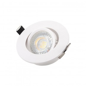 DK3020-WH Встраиваемый светильник, IP 20, 10 Вт, GU5.3, LED, белый, пластик в Кургане - kurgan.ok-mebel.com | фото 3