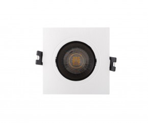 DK3021-WB Встраиваемый светильник, IP 20, 10 Вт, GU5.3, LED, белый/черный, пластик в Кургане - kurgan.ok-mebel.com | фото