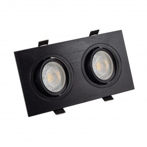 DK3022-BK Встраиваемый светильник, IP 20, 10 Вт, GU5.3, LED, черный, пластик в Кургане - kurgan.ok-mebel.com | фото