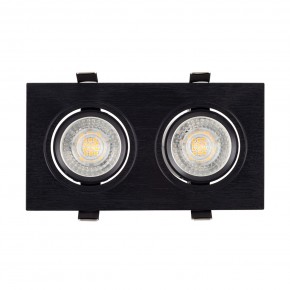 DK3022-BK Встраиваемый светильник, IP 20, 10 Вт, GU5.3, LED, черный, пластик в Кургане - kurgan.ok-mebel.com | фото 2