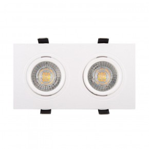 DK3022-WH Встраиваемый светильник, IP 20, 10 Вт, GU5.3, LED, белый, пластик в Кургане - kurgan.ok-mebel.com | фото