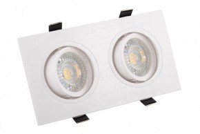 DK3022-WH Встраиваемый светильник, IP 20, 10 Вт, GU5.3, LED, белый, пластик в Кургане - kurgan.ok-mebel.com | фото