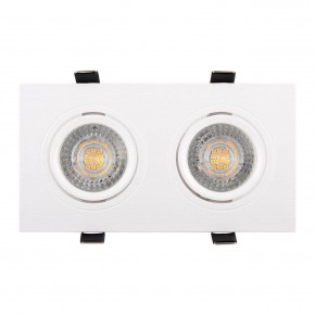DK3022-WH Встраиваемый светильник, IP 20, 10 Вт, GU5.3, LED, белый, пластик в Кургане - kurgan.ok-mebel.com | фото 2