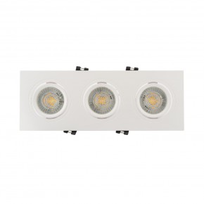 DK3023-WH Встраиваемый светильник, IP 20, 10 Вт, GU5.3, LED, белый, пластик в Кургане - kurgan.ok-mebel.com | фото