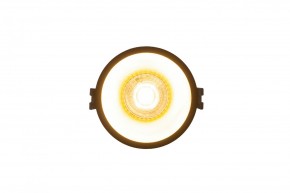DK3026-BG Встраиваемый светильник, IP 20, 10 Вт, GU5.3, LED, черный/золотой, пластик в Кургане - kurgan.ok-mebel.com | фото 2