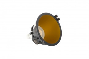 DK3026-BG Встраиваемый светильник, IP 20, 10 Вт, GU5.3, LED, черный/золотой, пластик в Кургане - kurgan.ok-mebel.com | фото 4