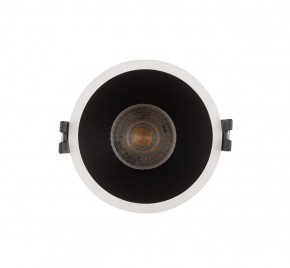 DK3026-WB Встраиваемый светильник, IP 20, 10 Вт, GU5.3, LED, белый/черный, пластик в Кургане - kurgan.ok-mebel.com | фото