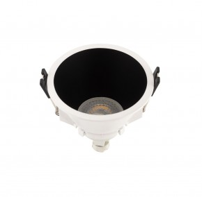 DK3026-WB Встраиваемый светильник, IP 20, 10 Вт, GU5.3, LED, белый/черный, пластик в Кургане - kurgan.ok-mebel.com | фото 2