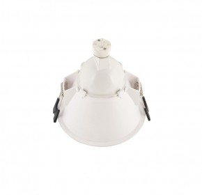 DK3026-WG Встраиваемый светильник, IP 20, 10 Вт, GU5.3, LED, белый/золотой, пластик в Кургане - kurgan.ok-mebel.com | фото 3