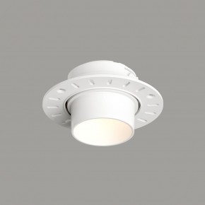 DK3056-WH Встраиваемый светильник под шпатлевку, IP20, до 15 Вт, LED, GU5,3, белый, пластик в Кургане - kurgan.ok-mebel.com | фото