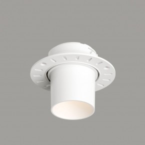 DK3057-WH Встраиваемый светильник под шпатлевку, IP20, до 15 Вт, LED, GU5,3, белый, пластик в Кургане - kurgan.ok-mebel.com | фото 1