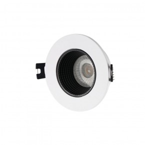 DK3061-WH+BK Встраиваемый светильник, IP 20, 10 Вт, GU5.3, LED, белый/черный, пластик в Кургане - kurgan.ok-mebel.com | фото
