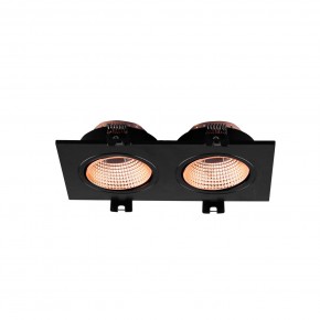 DK3072-BBR Встраиваемый светильник, IP 20, 10 Вт, GU5.3, LED, черный/бронзовый, пластик в Кургане - kurgan.ok-mebel.com | фото 2