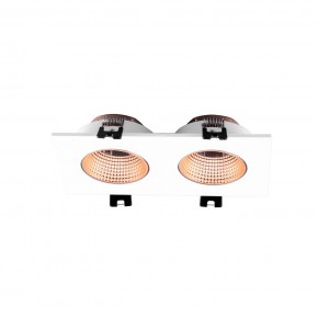 DK3072-WBR Встраиваемый светильник, IP 20, 10 Вт, GU5.3, LED, белый/бронзовый, пластик в Кургане - kurgan.ok-mebel.com | фото 2