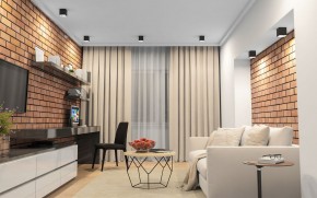 DK3080-BW+BK Светильник накладной IP 20, 10 Вт, GU5.3, LED, черно-белый/черный, пластик в Кургане - kurgan.ok-mebel.com | фото 2