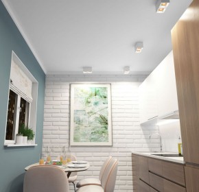 DK3085-WH+BR Светильник накладной IP 20, 10 Вт, GU5.3, LED, белый/бронзовый, пластик в Кургане - kurgan.ok-mebel.com | фото 2