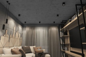 DK3090-BK+CH Светильник накладной IP 20, 10 Вт, GU5.3, LED, черный/хром, пластик в Кургане - kurgan.ok-mebel.com | фото 2