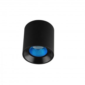 DK3090-BK+CY Светильник накладной IP 20, 10 Вт, GU5.3, LED, черный/голубой, пластик в Кургане - kurgan.ok-mebel.com | фото