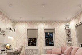 DK3090-WH+CH Светильник накладной IP 20, 10 Вт, GU5.3, LED, белый/хром, пластик в Кургане - kurgan.ok-mebel.com | фото 2