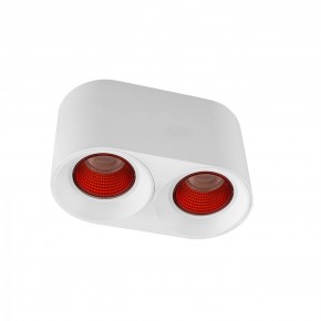 DK3096-WH+RD Светильник накладной IP 20, 10 Вт, GU5.3, LED, белый/красный, пластик в Кургане - kurgan.ok-mebel.com | фото