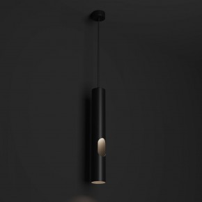 DK4045-BK Подвесной светильник, с декоративным вырезом, IP 20, до 15 Вт, LED, GU10, черный, алюминий в Кургане - kurgan.ok-mebel.com | фото 2