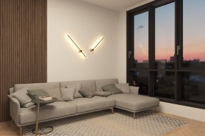DK5012-SG Бра 800 мм, 3000К, IP20,7 Вт, матовое золото в Кургане - kurgan.ok-mebel.com | фото 7