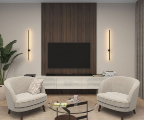 DK5014-BK Бра 1000 мм, 3000К, IP20, 12 Вт, черный, алюминий в Кургане - kurgan.ok-mebel.com | фото 5