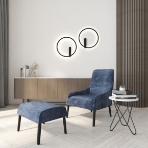 DK5035-BK Бра ROUND со светодиодом, IP20, 24W, 3000/4000/6500K, черный, алюминий в Кургане - kurgan.ok-mebel.com | фото 8
