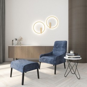 DK5035-SG Бра ROUND со светодиодом, IP20, 24W, 3000/4000/6500K, матовое золото, алюминий в Кургане - kurgan.ok-mebel.com | фото 7