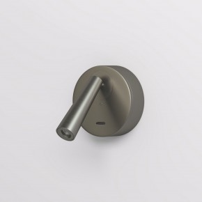 DK5072-DN Бра SHINE WALL со светодиодом, D104*H68, IP20, 3000К, 3W, RA?90, темный никель, алюминий в Кургане - kurgan.ok-mebel.com | фото 2