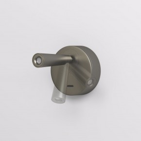 DK5072-DN Бра SHINE WALL со светодиодом, D104*H68, IP20, 3000К, 3W, RA?90, темный никель, алюминий в Кургане - kurgan.ok-mebel.com | фото 3