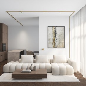 DK5072-SB Бра SHINE WALL со светодиодом, D104*H68, IP20, 3000К, 3W, RA?90, сатинированная латунь, алюминий в Кургане - kurgan.ok-mebel.com | фото 6