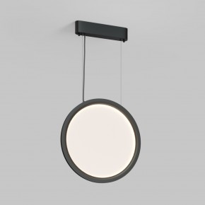 DK6604-BK Подвесной вертикальный светильник Veil со светодиодом H1500 d450 220V 36W 3000-6000K IP20 черный алюминий в Кургане - kurgan.ok-mebel.com | фото