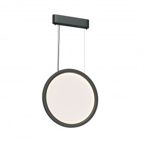 DK6604-BK Подвесной вертикальный светильник Veil со светодиодом H1500 d450 220V 36W 3000-6000K IP20 черный алюминий в Кургане - kurgan.ok-mebel.com | фото 3