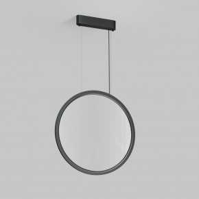 DK6606-BK Подвесной вертикальный светильник Veil со светодиодом H1700 d600 220V 48W 3000-6000K IP20 черный алюминий в Кургане - kurgan.ok-mebel.com | фото 4