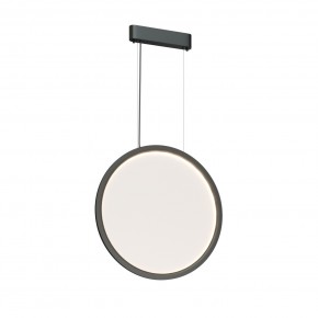 DK6606-BK Подвесной вертикальный светильник Veil со светодиодом H1700 d600 220V 48W 3000-6000K IP20 черный алюминий в Кургане - kurgan.ok-mebel.com | фото 5