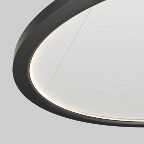 DK6616-BK Подвесной горизонтальный светильник Veil со светодиодом H900 d600 220V 48W 3000-6000K IP20 черный алюминий в Кургане - kurgan.ok-mebel.com | фото 3