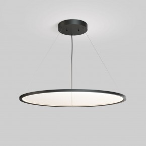 DK6620-BK Подвесной горизонтальный светильник Veil со светодиодом H900 d1000 220V 82W 3000-6000K IP20 черный алюминий в Кургане - kurgan.ok-mebel.com | фото