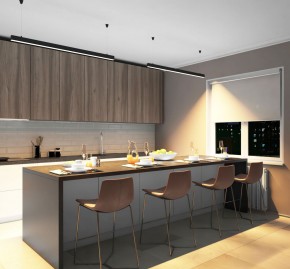 DK9123-BK Линейный светильник 30W 1250mm 3000K, черный в Кургане - kurgan.ok-mebel.com | фото 7