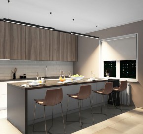 DK9124-BK Линейный светильник 30W 1250mm 4000K, черный в Кургане - kurgan.ok-mebel.com | фото 4