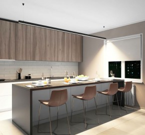 DK9304-BK Линейный светильник 72W 3000mm 4000K, черный в Кургане - kurgan.ok-mebel.com | фото 5