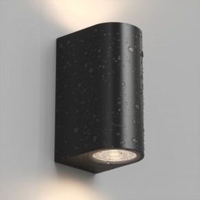 DK9791-BK Настенный уличный светильник NARVIK, IP44, 2хGU10 LED, до 15 Вт, черный, алюминий в Кургане - kurgan.ok-mebel.com | фото 3