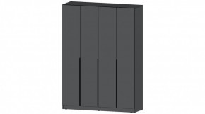 ЭЛЕГАНТ Шкаф 4х створчатый (графит) в Кургане - kurgan.ok-mebel.com | фото