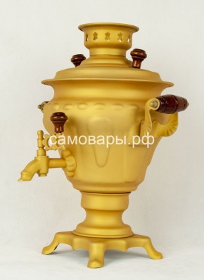 Электрический самовар "Русское золото" матовая груша на 2 литра (Ограниченная серия) в Кургане - kurgan.ok-mebel.com | фото 1