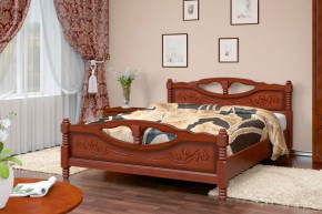 ЕЛЕНА-4 Кровать из массива (орех) в Кургане - kurgan.ok-mebel.com | фото