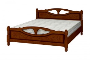 ЕЛЕНА-4 Кровать из массива (орех) в Кургане - kurgan.ok-mebel.com | фото 2